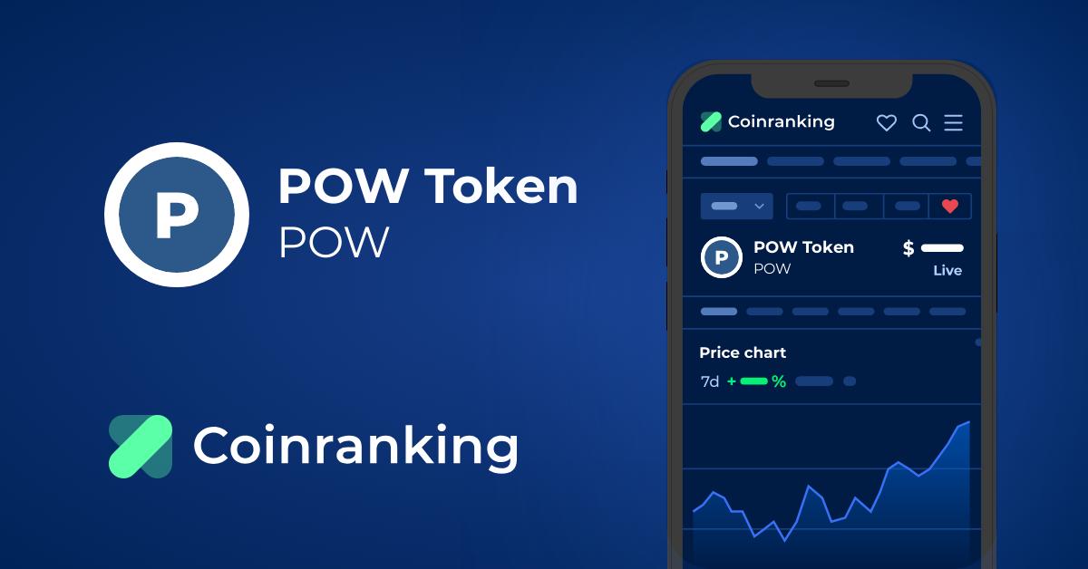 POW Price Today (USD) | POW Price, Charts & News | helpbitcoin.fun