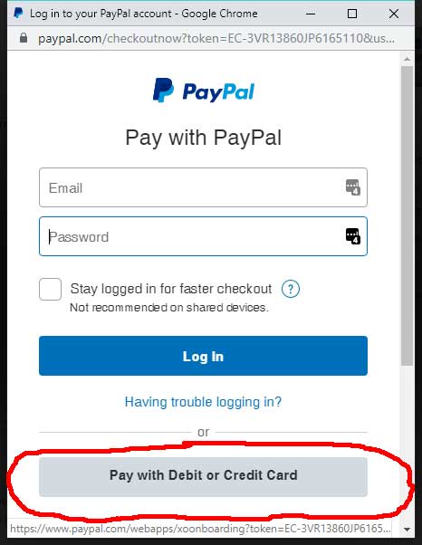 How to pay with PayPal without having an account? - Costa Verde