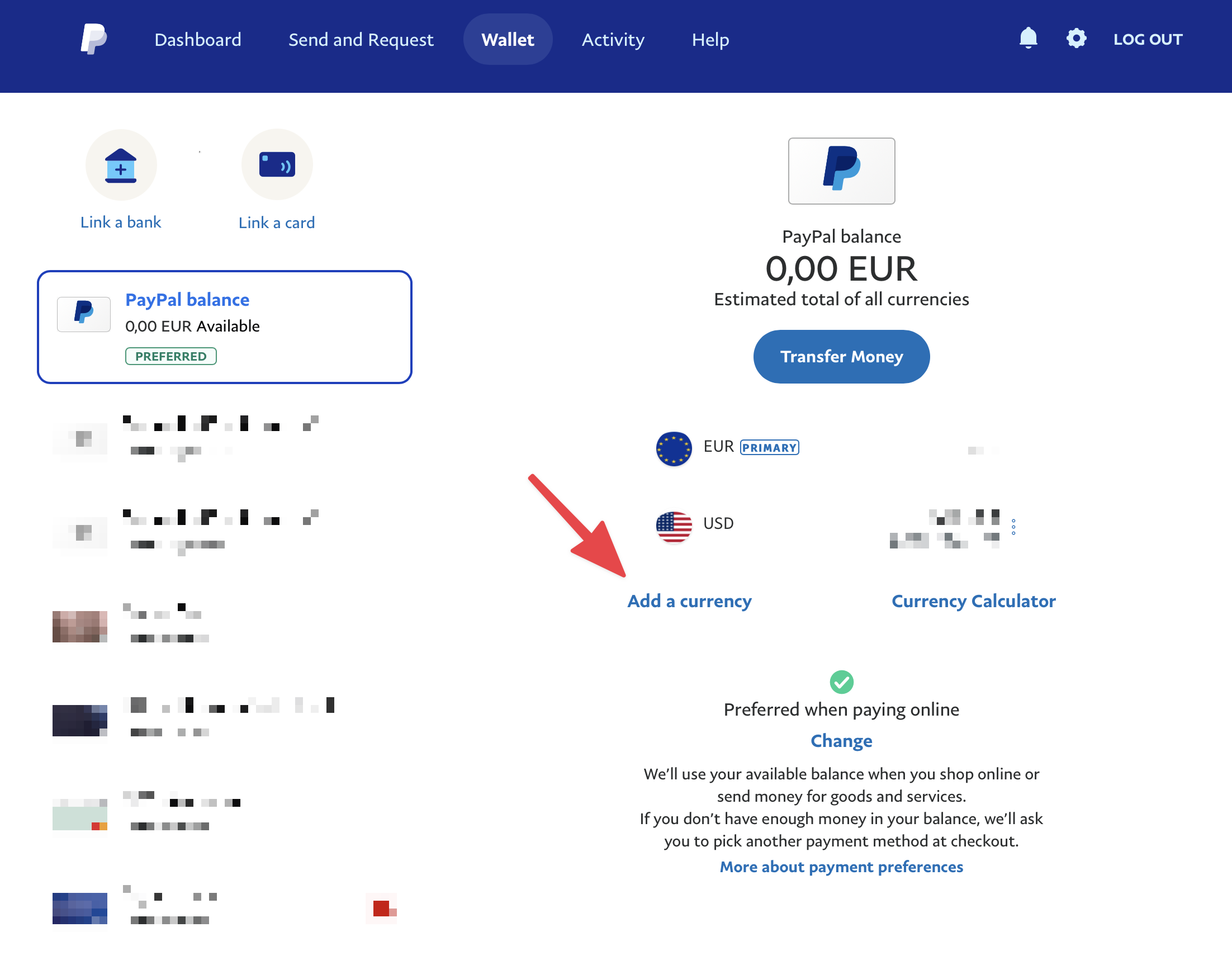 How do I send a payment in another currency? | PayPal GB