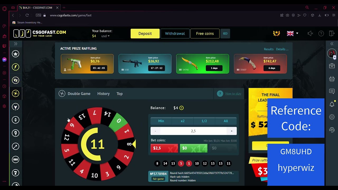 CSGOFast Promo & Referral Codes [NEW]