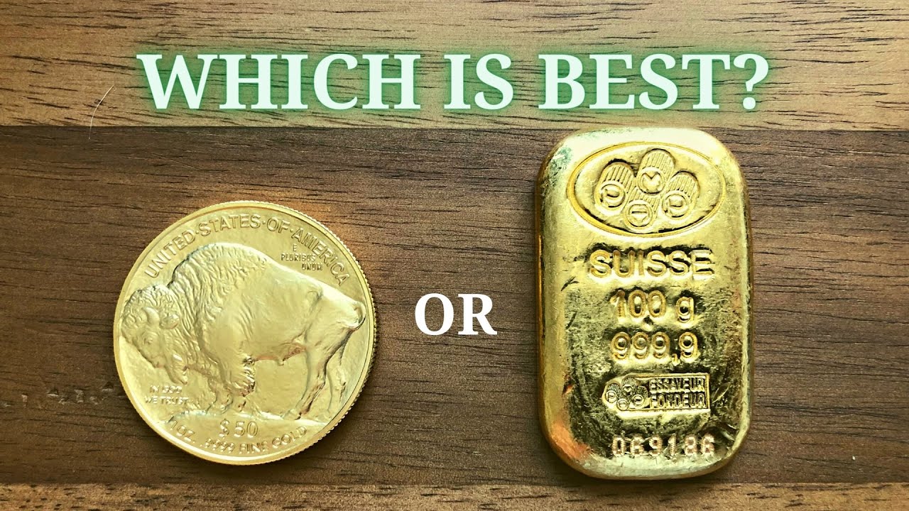 Gold Bars vs Gold Coins