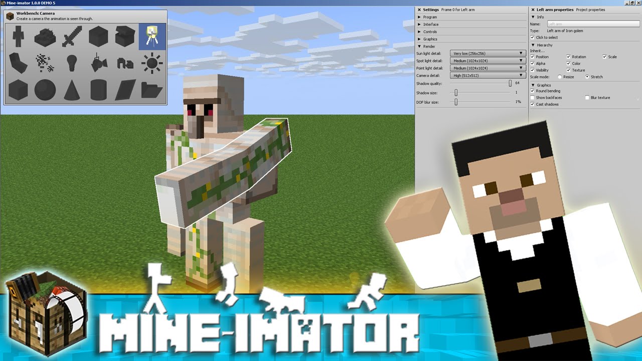 GitHub - stuffbydavid/Mine-imator: 3D movie maker based on the sandbox game Minecraft