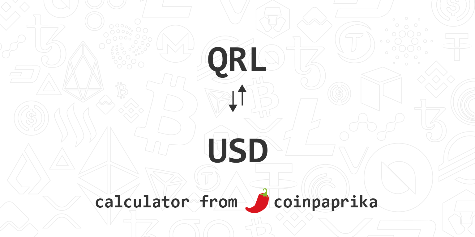 1 QRL to WAVES Exchange Rate Calculator: How much Waves is 1 Quantum Resistant Ledger?