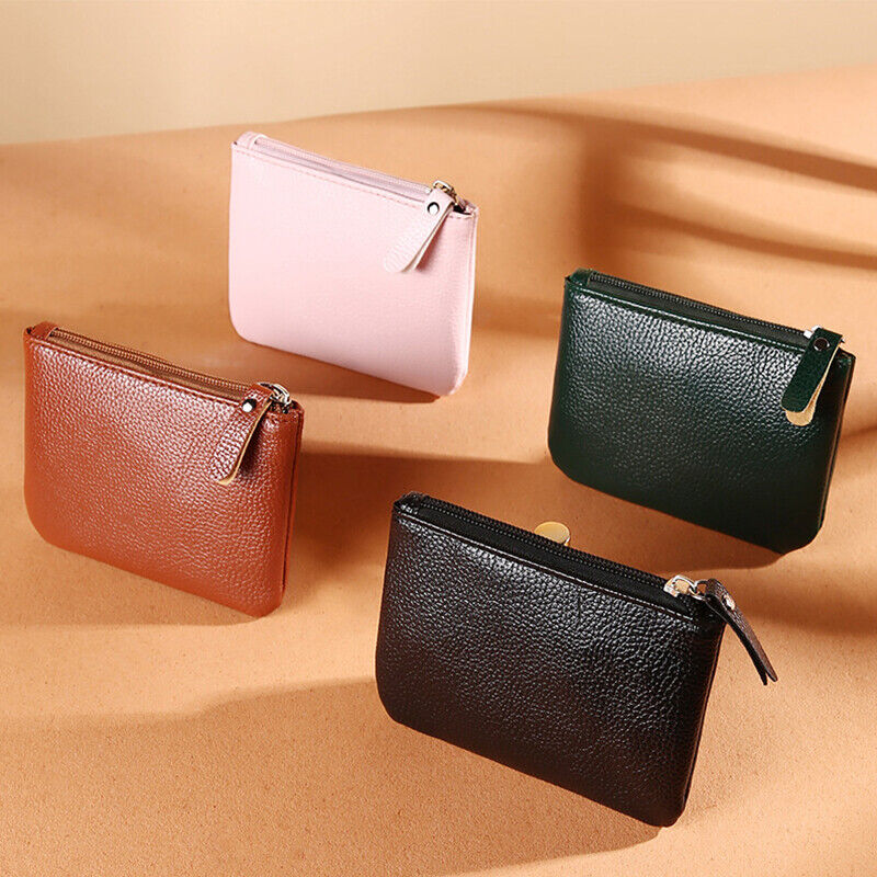 Coin Purse - Black Classic Leather