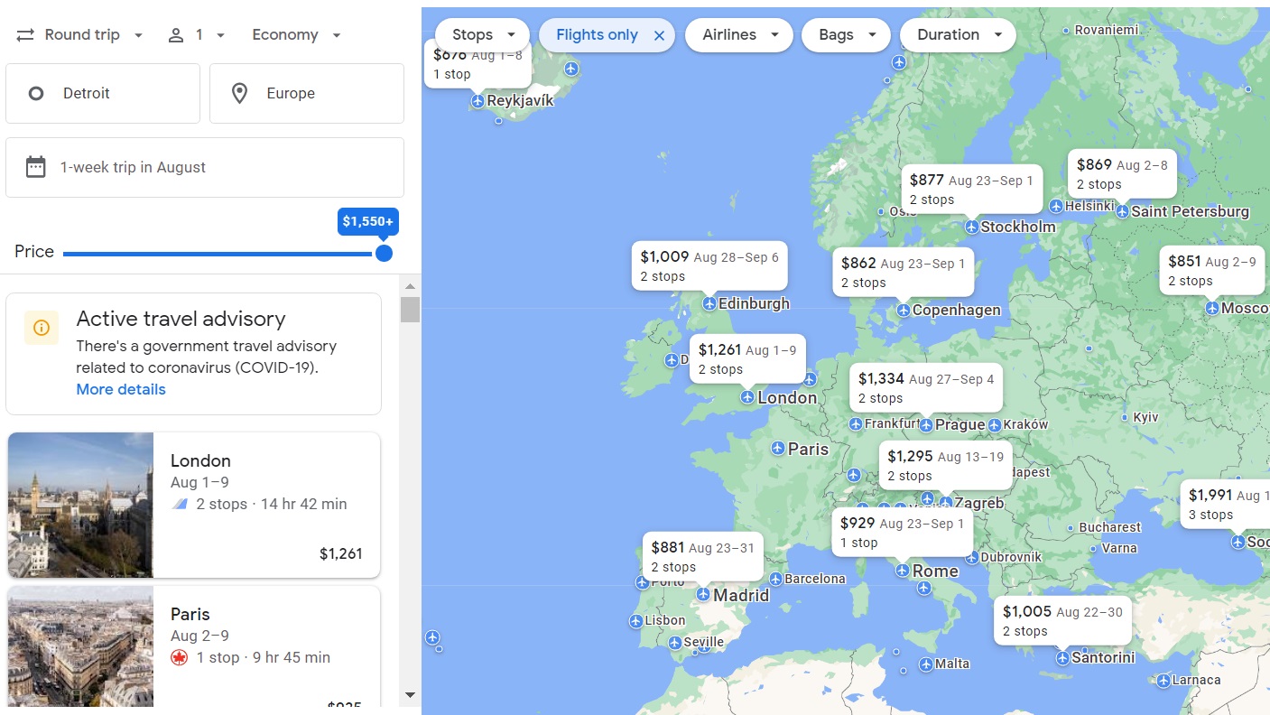 Google Flights: 3 ways to find great deals