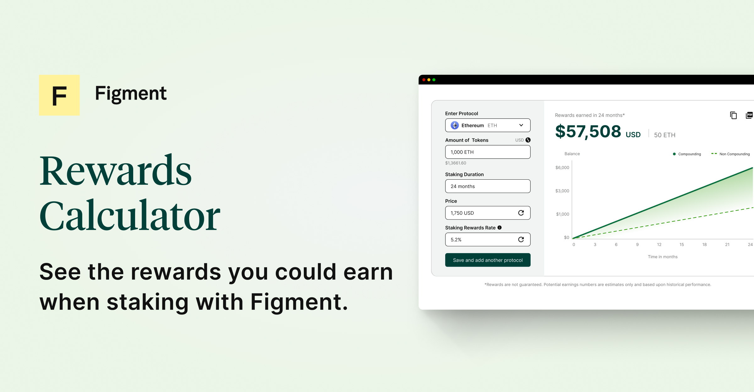 Ethereum Staking Rewards ROI Calculator - Node APY Rates