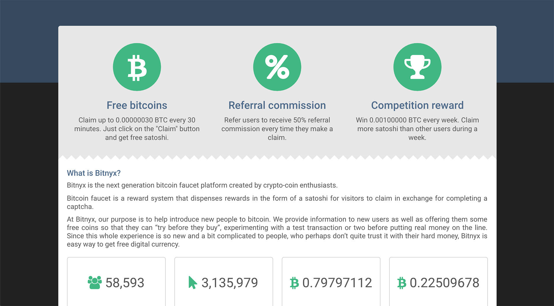 Search Referral Links | Free Bitcoins