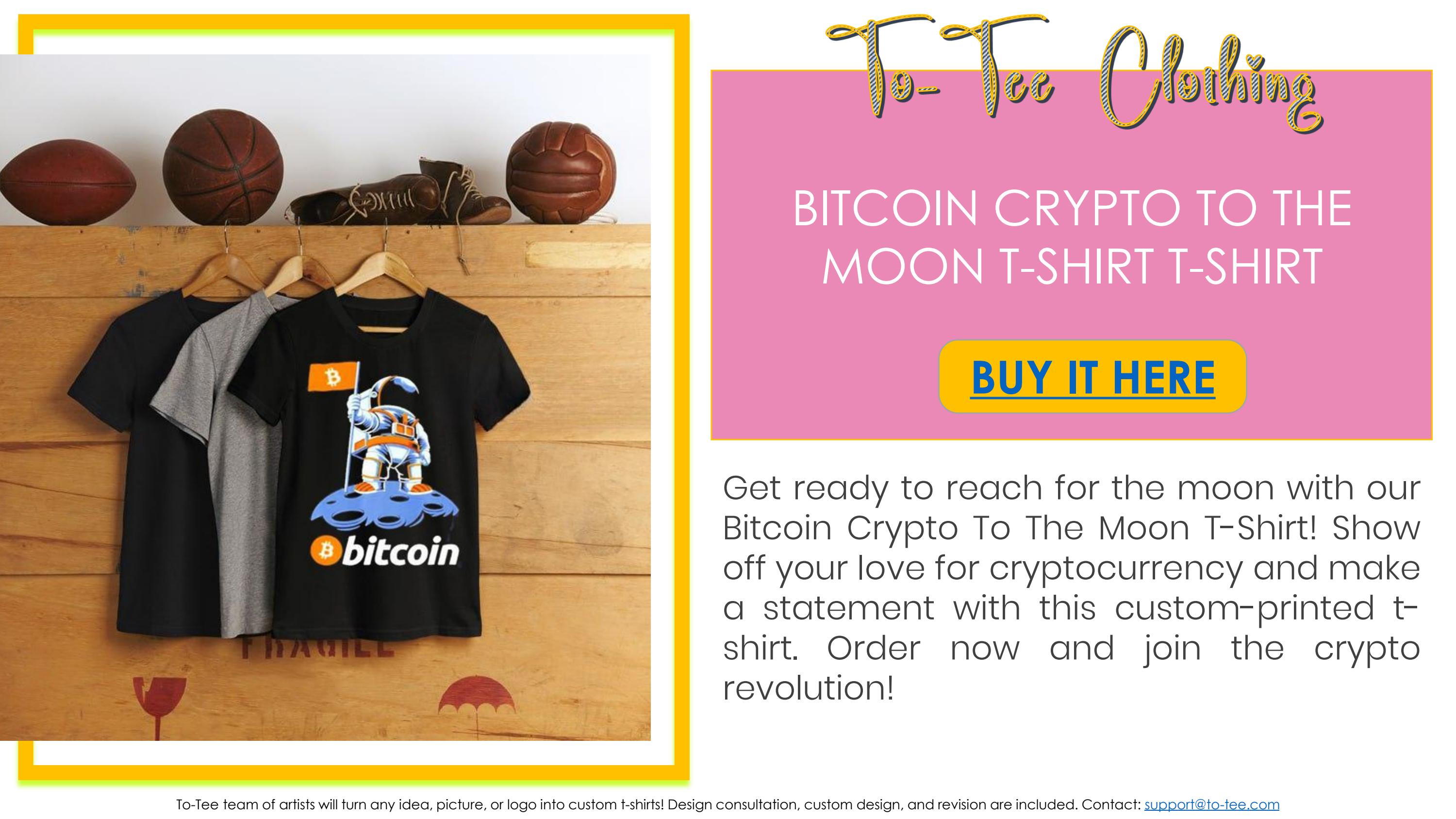 Bitcoin: MOON BOY T-Shirt | Crypto Goodies