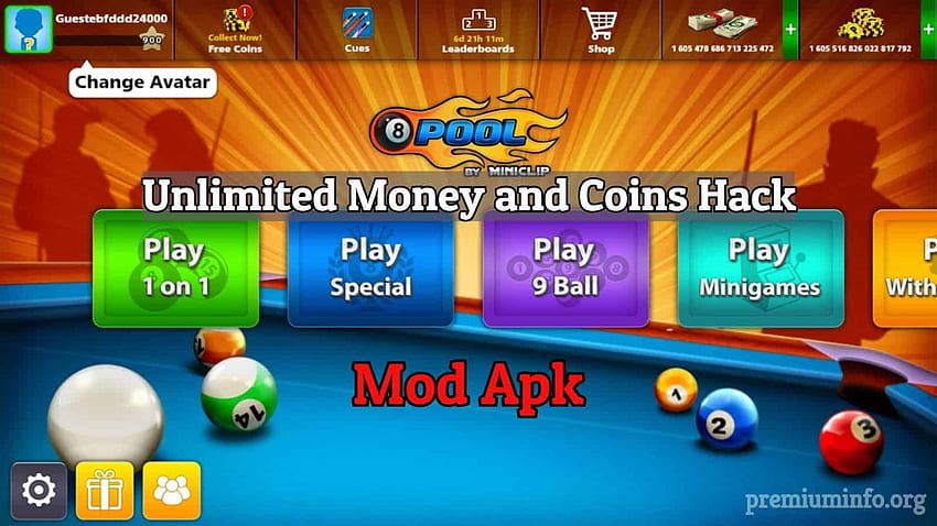 Download 8 Ball Pool (MOD, Long Lines) APK for android