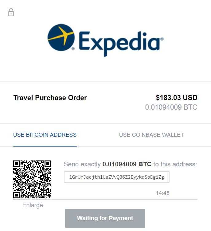 Expedia Will Accept Bitcoin for Hotel Bookings