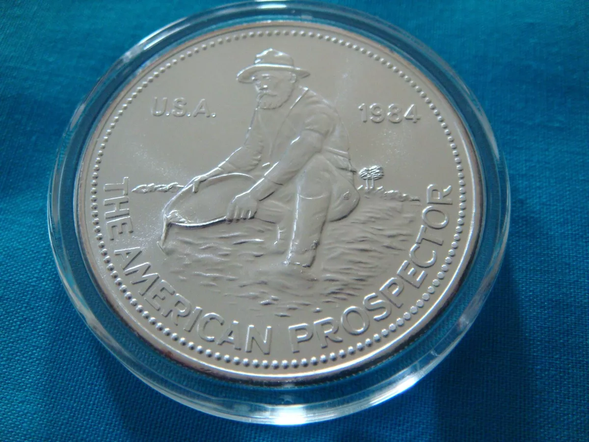 Engelhard American Prospector 1oz Fine Silver Round – Uncirculated - The Mint