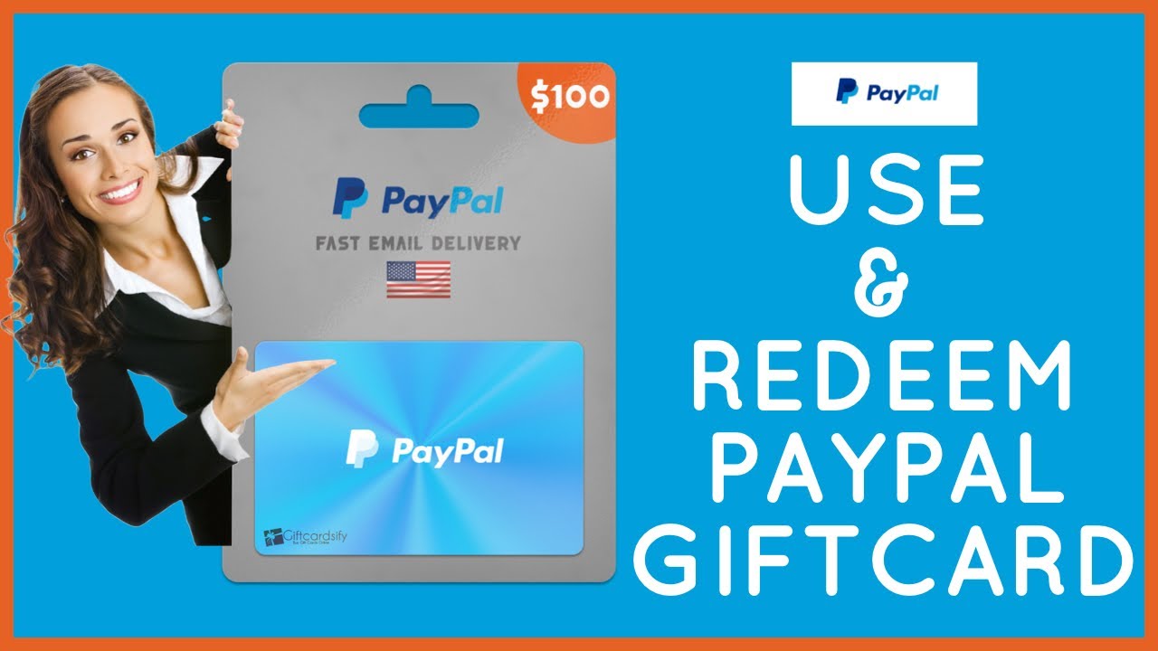 Paypal: How to add a gift card to your account