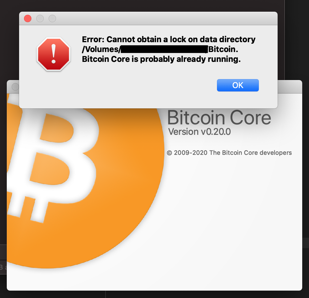 Bitcoin Core on external SSD in OS X | Edureka Community