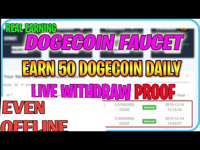 Dogecoin (DOGE) Faucet | March 