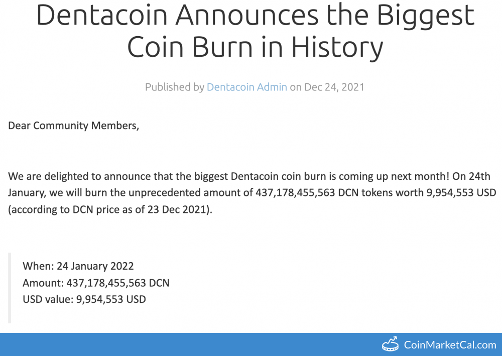 Dentacoin Price Today: DCN to EUR Live Price Chart - CoinJournal