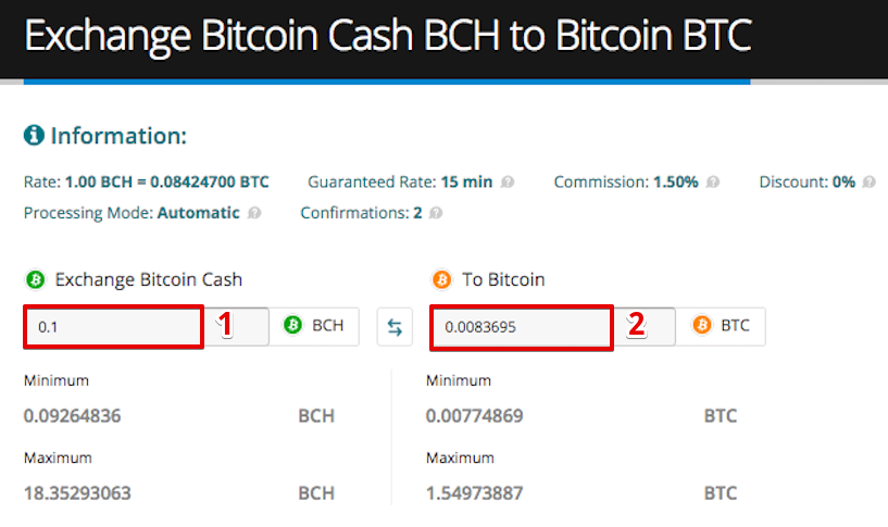 BTC to BCH Exchange | Convert Bitcoin to Bitcoin Cash on SimpleSwap