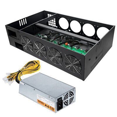 Professional 8 GPU Mining Rig Barebone System