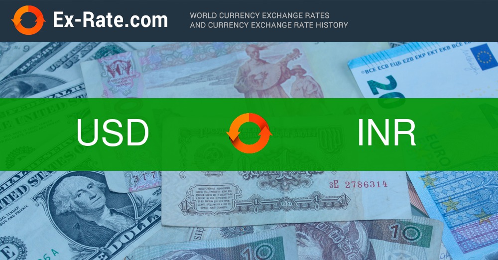 Indian Rupee to US Dollar or convert INR to USD