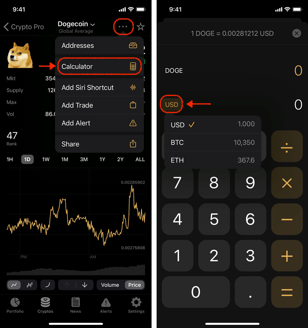 Cost Average Effect Calculator - Crypto Calculator