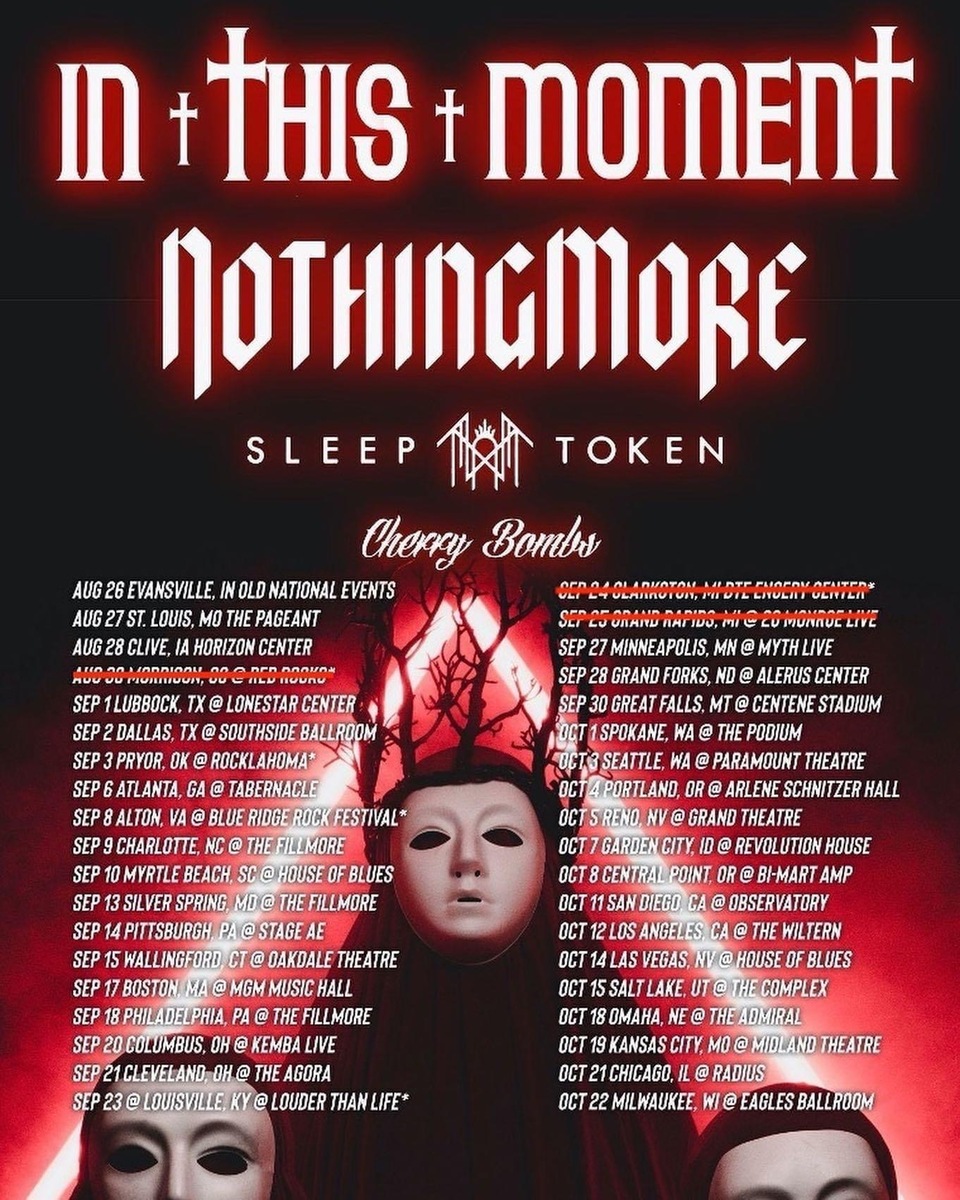 Issues, Polyphia, Lil Aaron, Sleep Token tour - Lambgoat