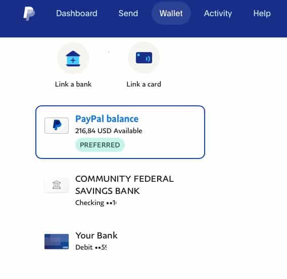 Adding money to your PayPal account from a bank ac - PayPal Community