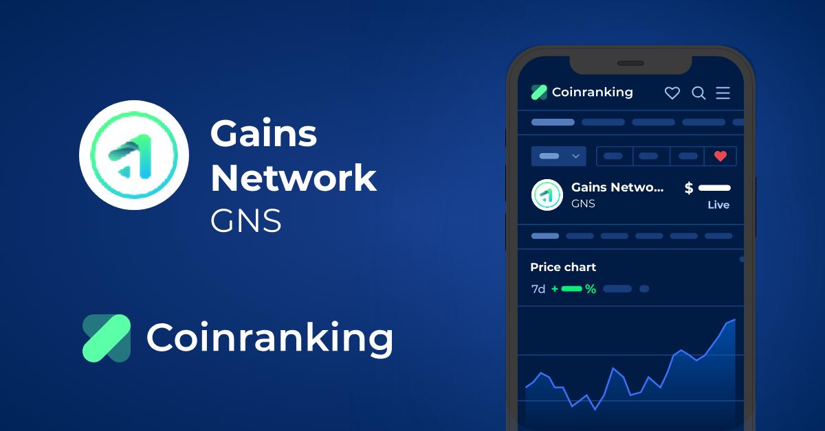 Free Gains Network price widget for your website