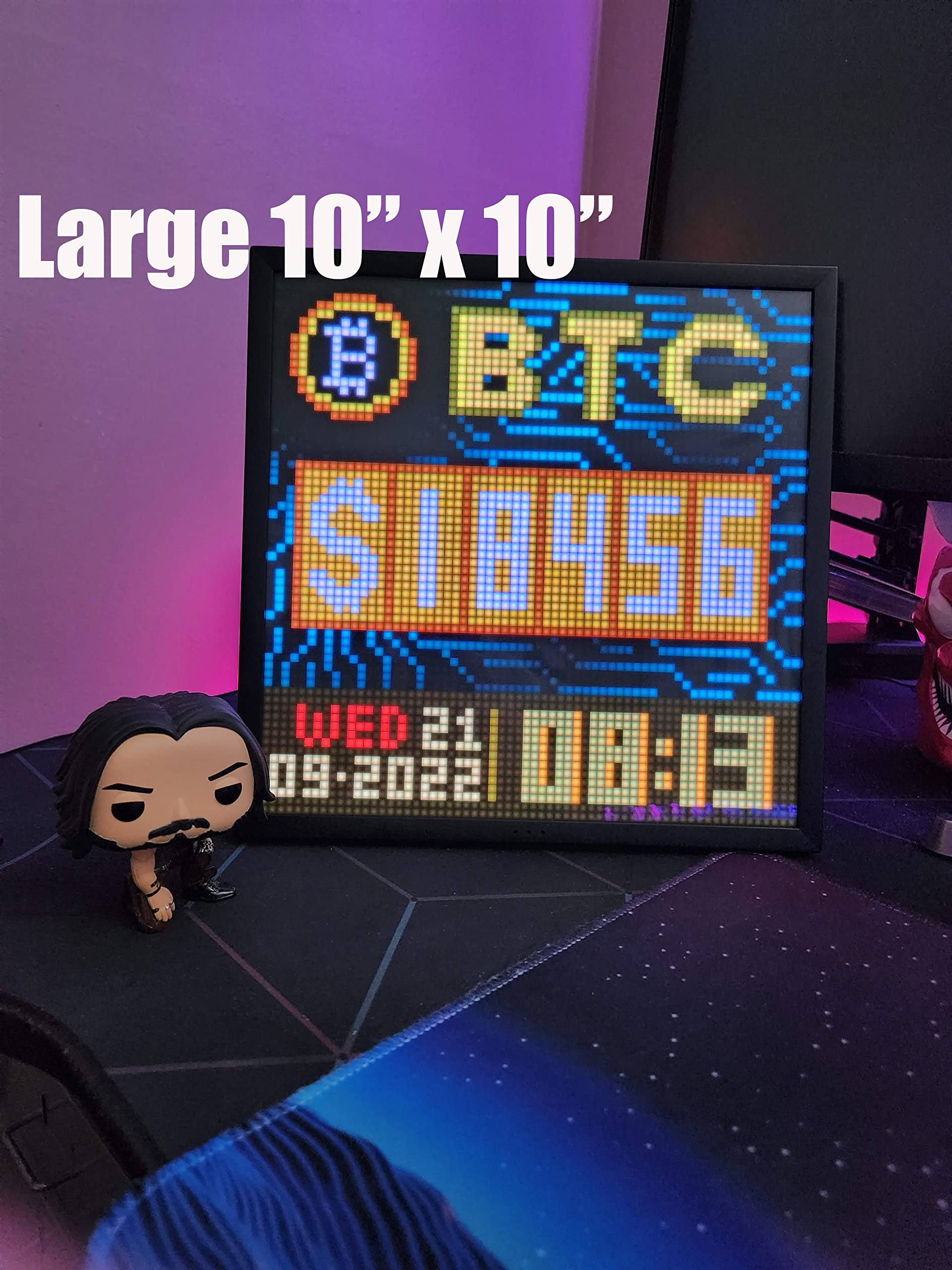 Bitcoin Display - Fullscreen Live Bitcoin Price Ticker - USD