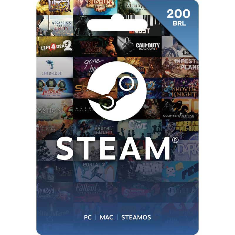 Steam Gift Card Brl Brazil