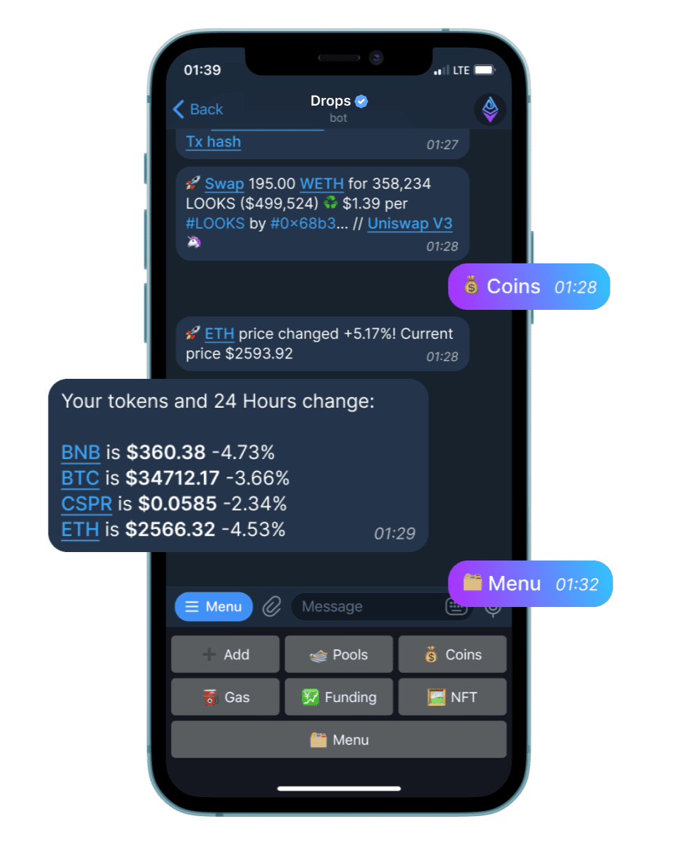 Telegram Bots in DeFi Space I Notum