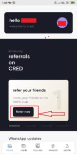 Cred Refer and Earn Upto ₹ + ₹ on Signup Bonus - EarnifyX