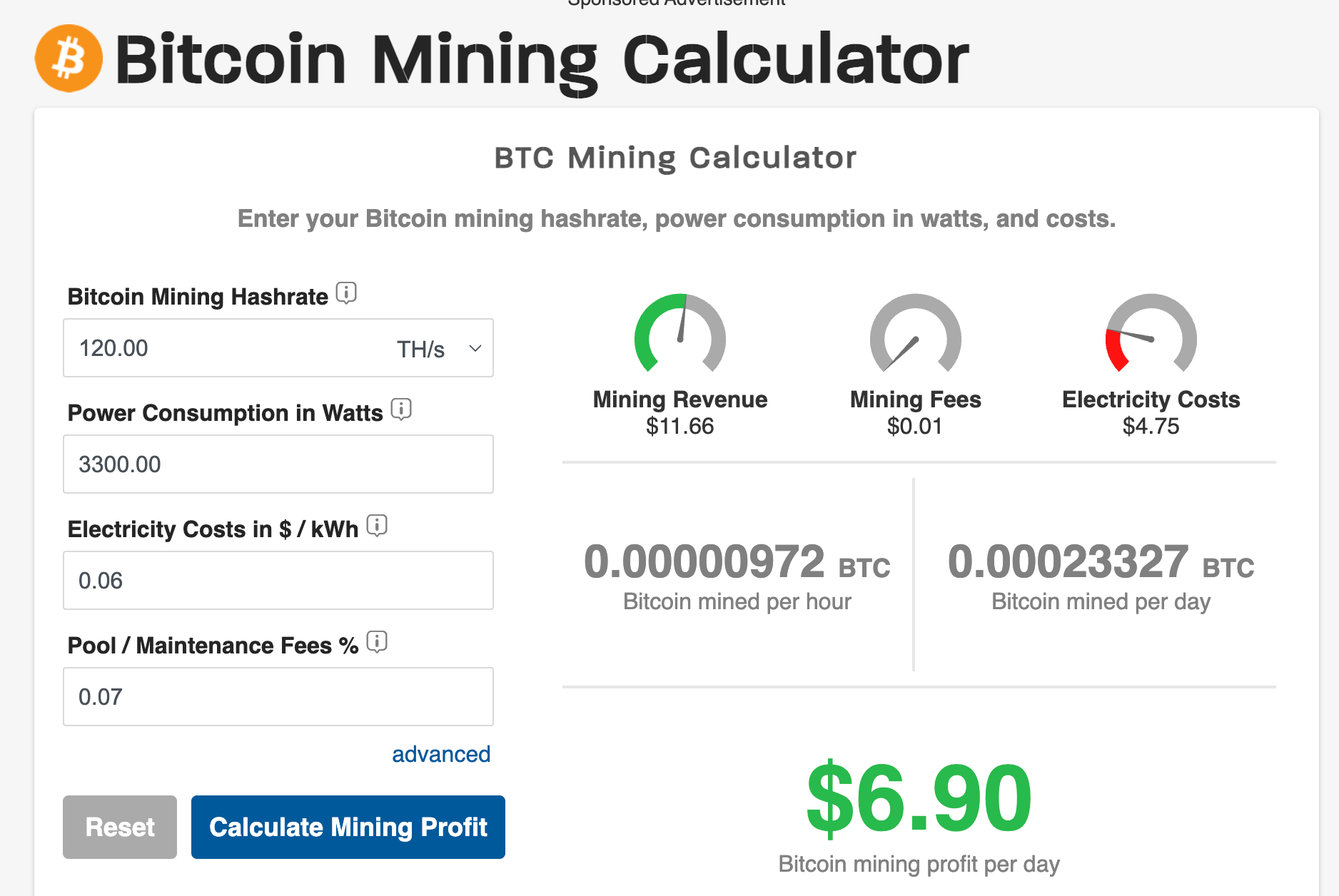 WhatToMine - Crypto coins mining profit calculator compared to Ethereum Classic