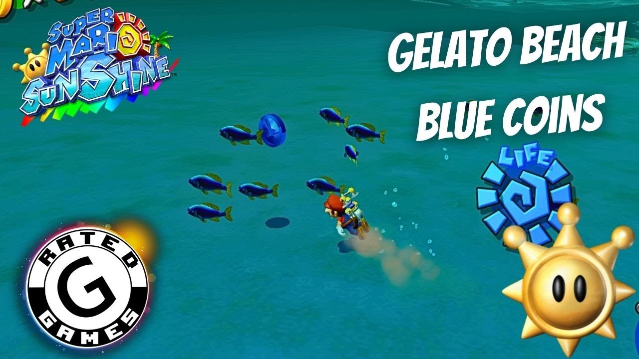 Gelato Beach Blue Coins - Super Mario Sunshine Guide - IGN