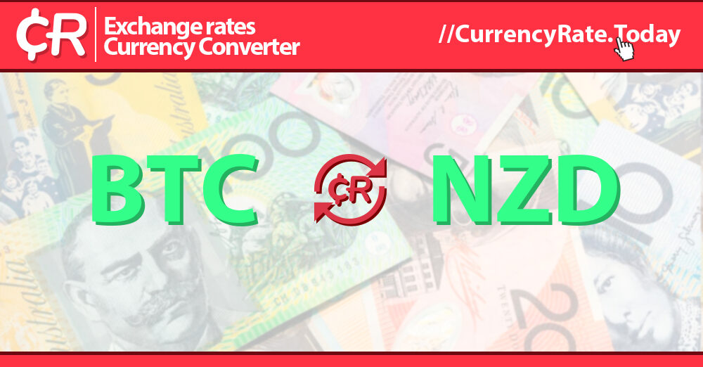 Live Bitcoin to New Zealand Dollars Exchange Rate - ₿ 1 BTC/NZD Today