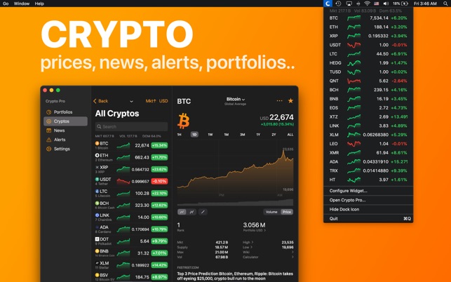 A Comparison of Cryptocurrency Price Trackers