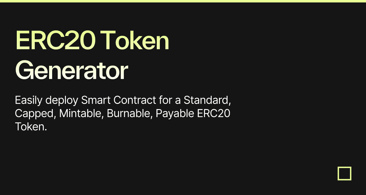 GitHub - mandatedisrael/Token-Generator: A simple app to help users generate erc20 based tokens