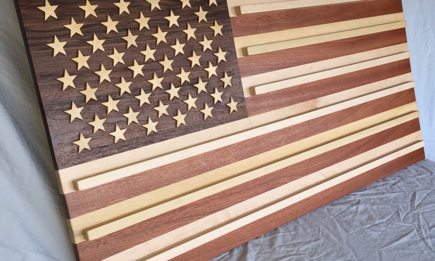 American Flag Coin Rack | Inventables