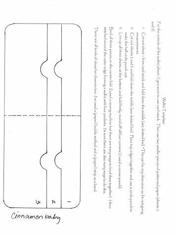 The Cherry On Top: Paper Wallet Project with Template