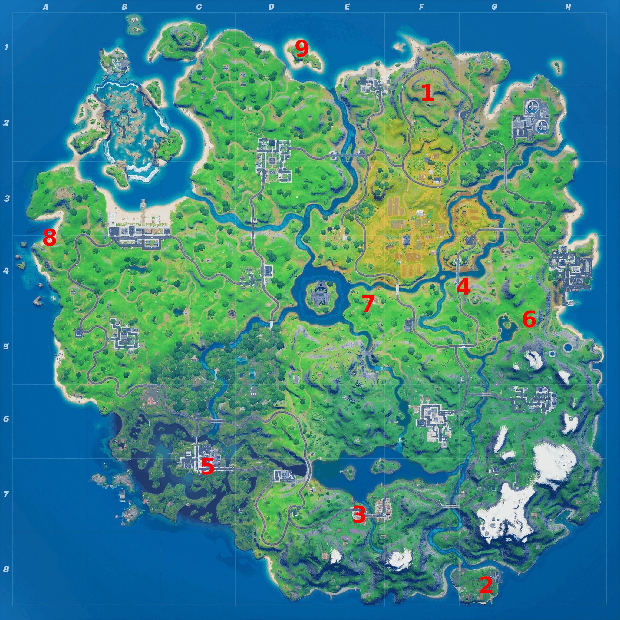 Fortnite Chapter 2 Season 4 Week 2 XP Coins Locations Guide - Video Games Blogger