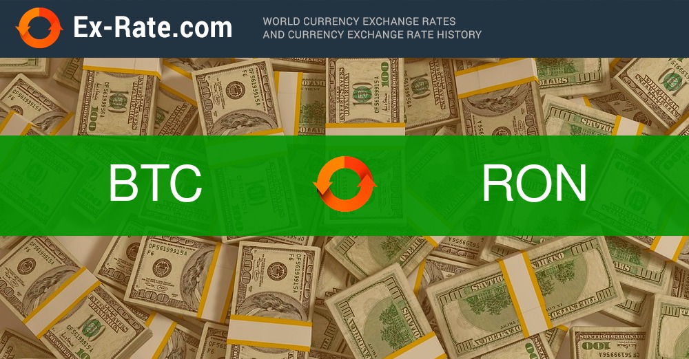 Convert BTC to RON: Bitcoin to Romania Leu