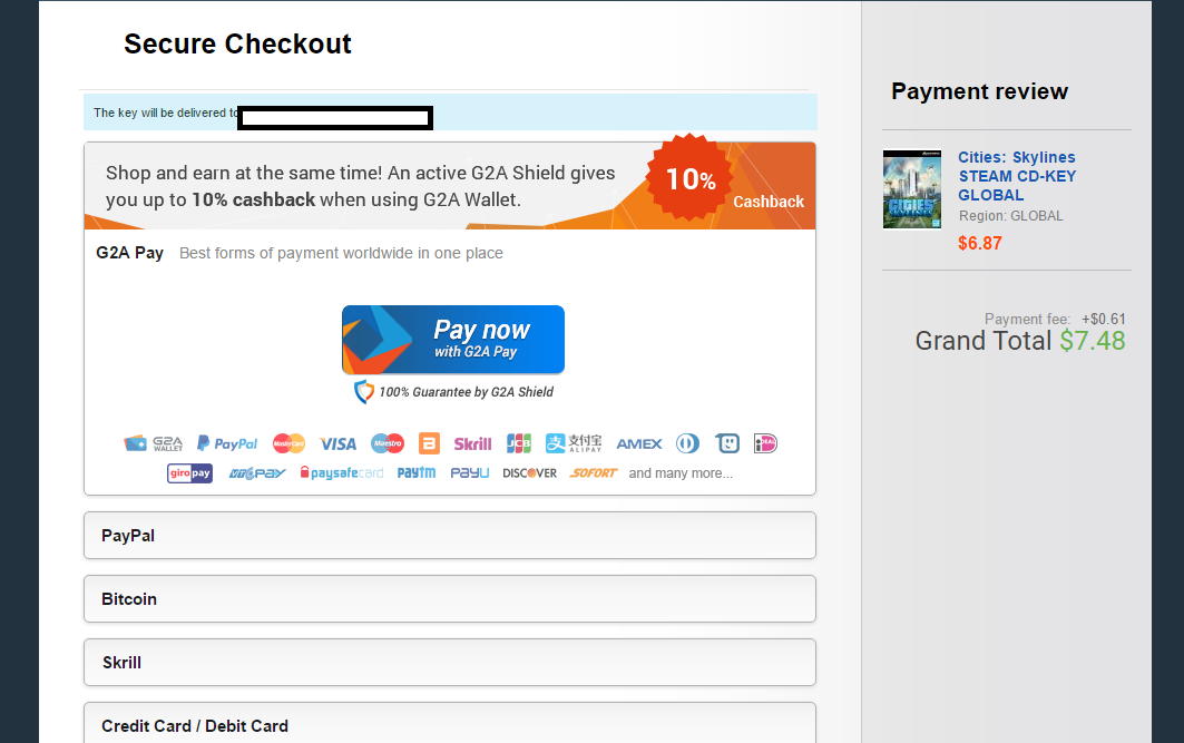 Can G2A steal my credit card information? | Tom's Hardware Forum