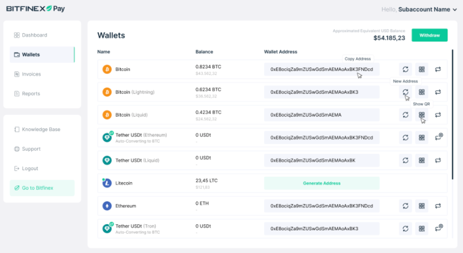 How to Withdraw Money From Bitfinex - Zengo