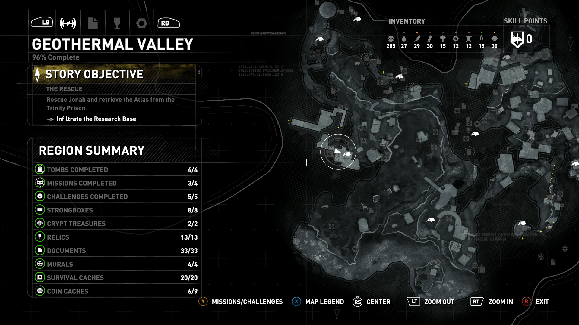 Geothermal Valley Monoliths and Coin Caches - Rise of the Tomb Raider - Stella's Tomb Raider Site