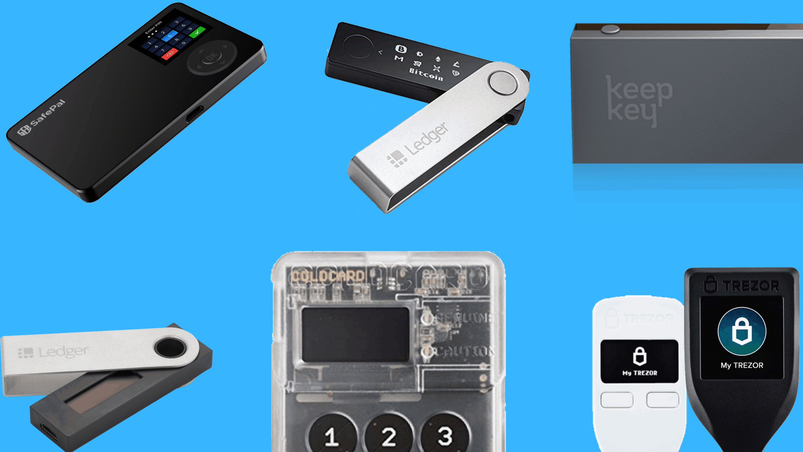 Hardware Wallet Reviews & Comparisons of more than 30 Wallets