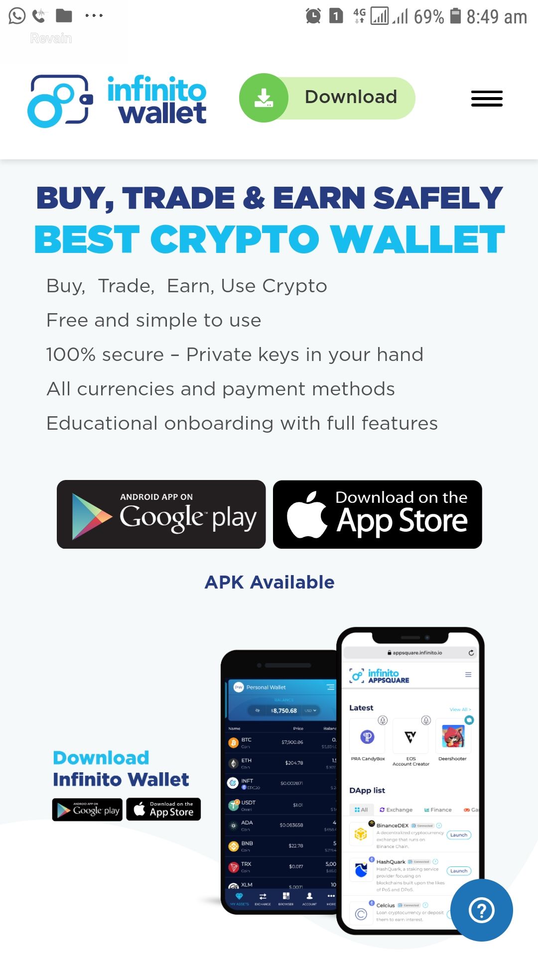 Infinito Wallet Pricing, Reviews and Features (March ) - helpbitcoin.fun