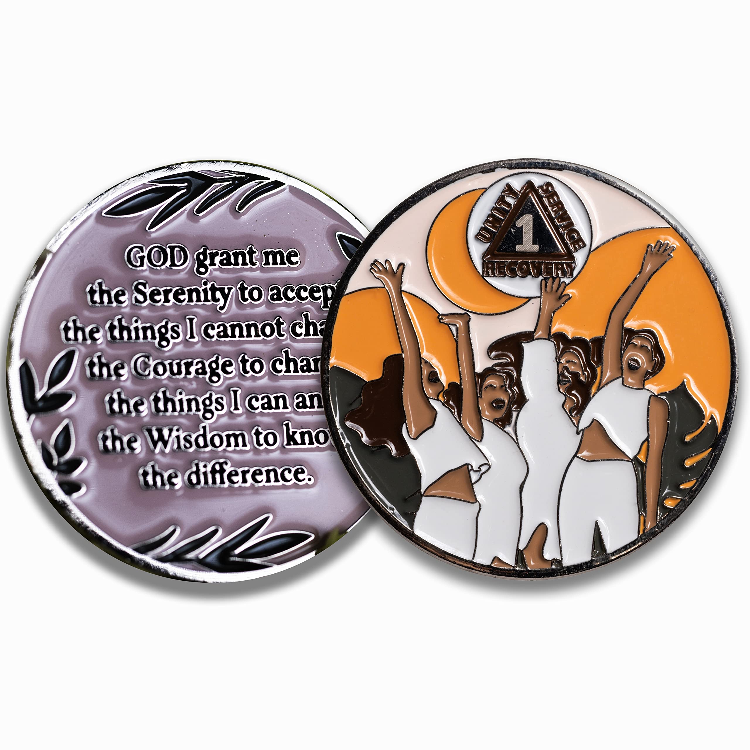 African Queen AA Coin yrs Sobriety Chip — MY RECOVERY STORE