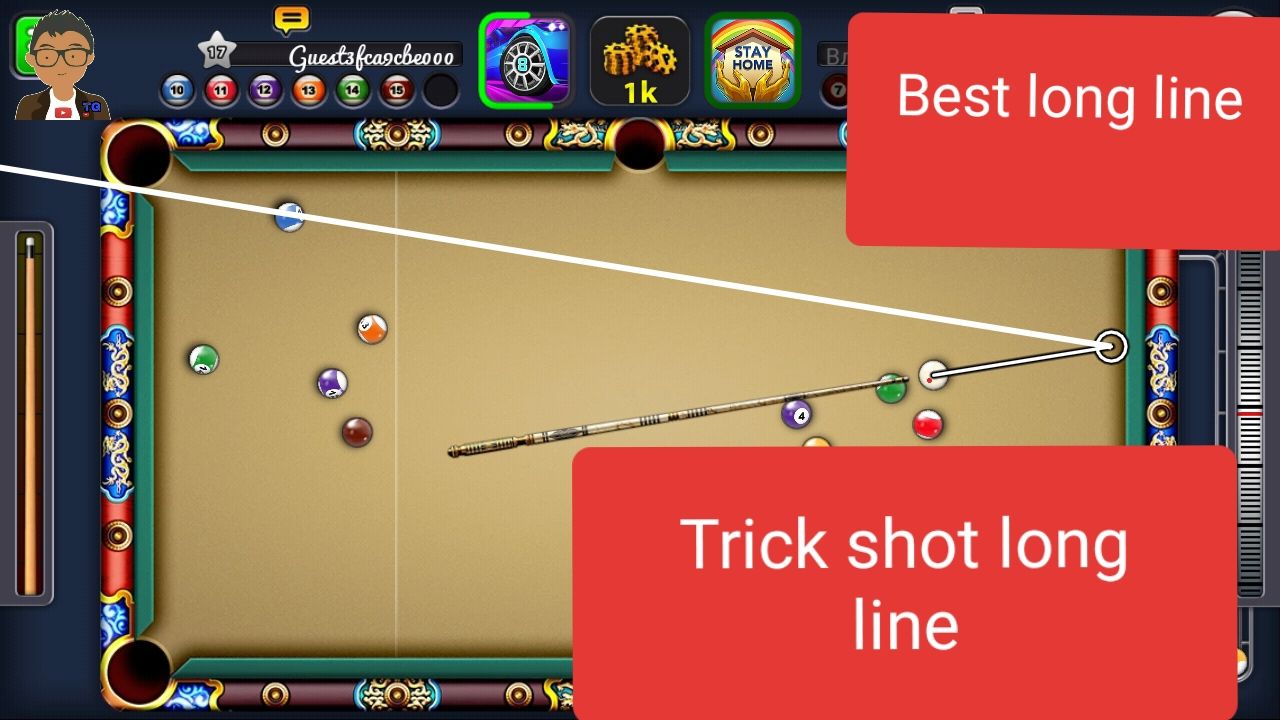 Download 8 Ball Pool MOD APK vbeta1 (Long Line) For Android