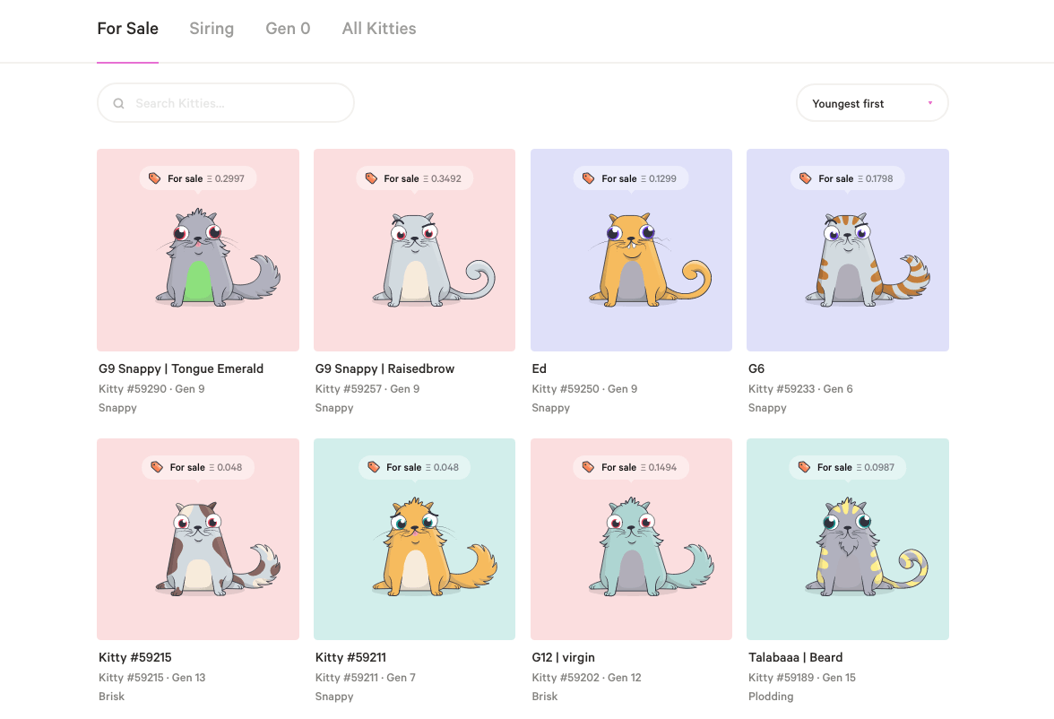 CryptoKitties | Collect and breed digital cats!