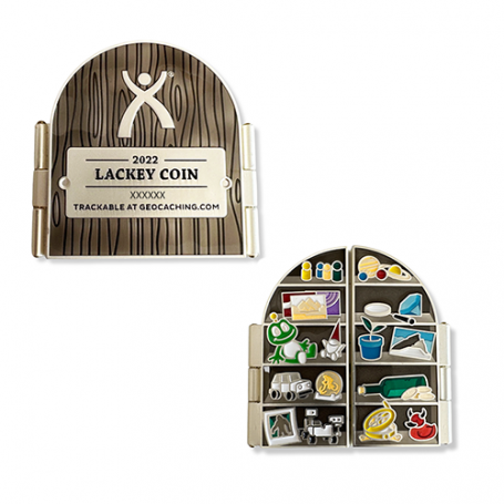 Challenges Geocoin and Tag Set - Days of Geocaching