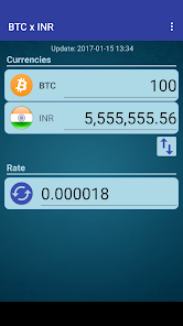 BTC to INR Converter | Bitcoin to Indian Rupee Exchange Rates