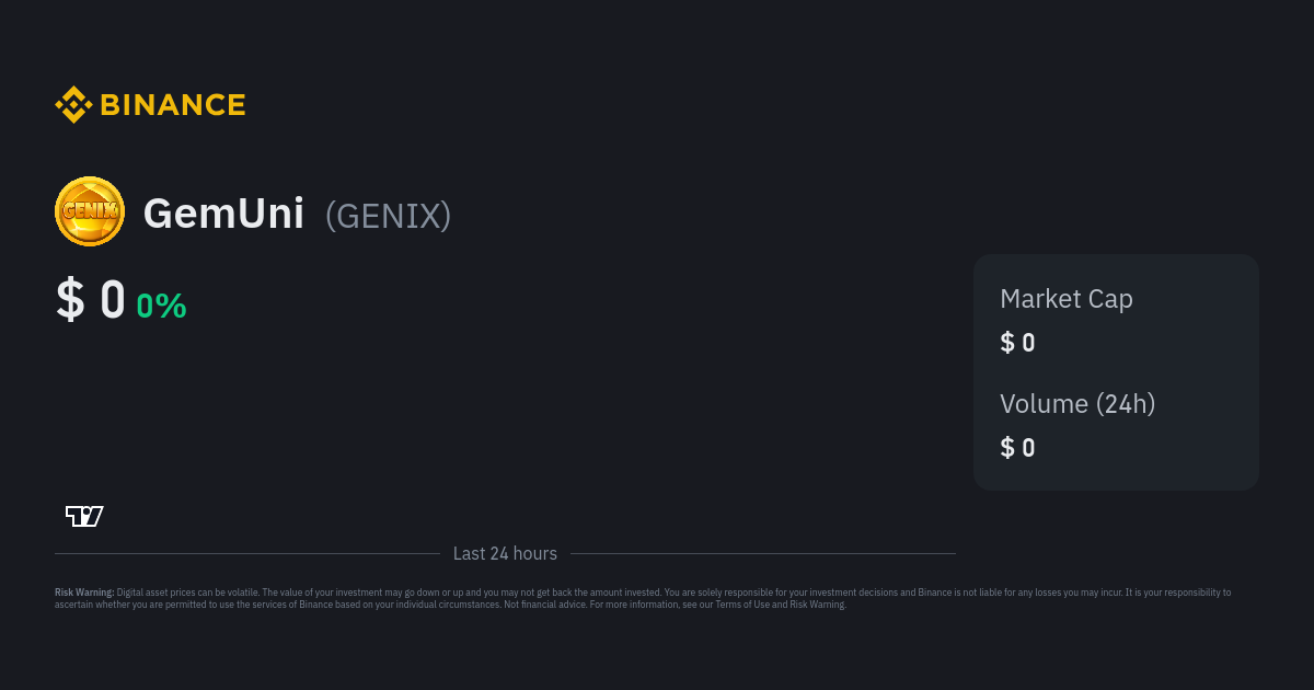 Genix Price Today - GENIX Price Chart & Market Cap | CoinCodex